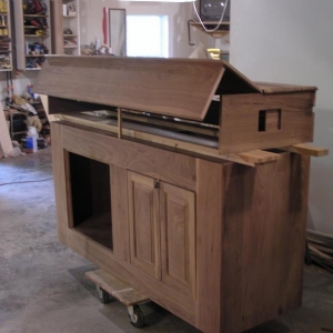 Custom cabinetry - in the workshop