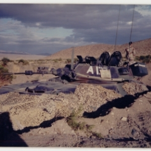 LAV-25 in the desert