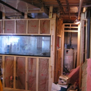 Rough fishroom walls