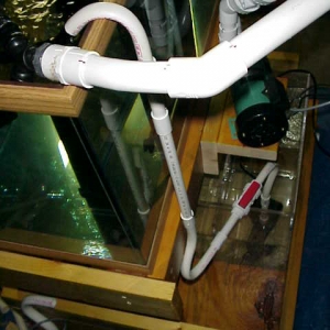 Sump return using P traps.