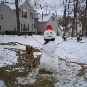 02-04 snowman & maggie