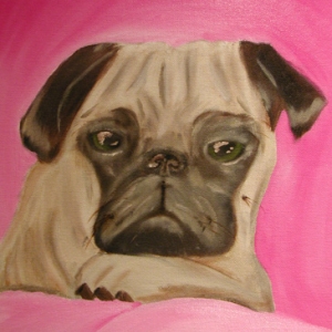 Daisey - Commissioned Dog Portrait