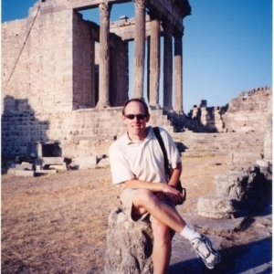 At Dougga at the capital bldg.