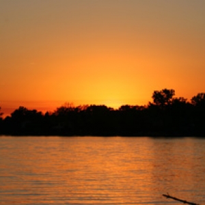 Sunset on Lake Zurich, IL