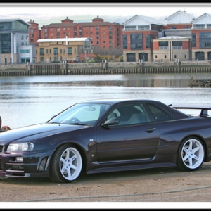 Skyline GTR34 Midnight Purple