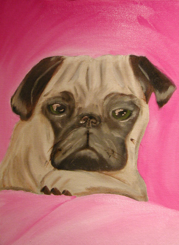Daisey - Commissioned Dog Portrait