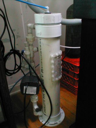 DIY  PVC Ca reactor