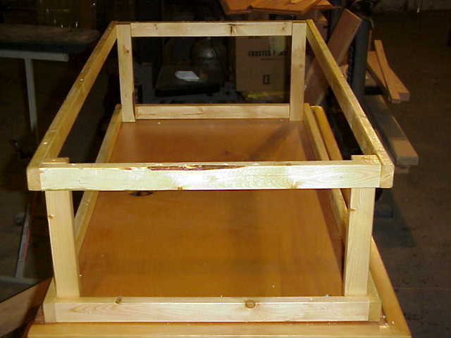side of light box frame
