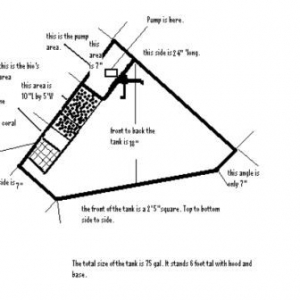 Drawing of the tank