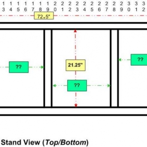 210-gallon reef design plans.  (Steel stand top & bottom)