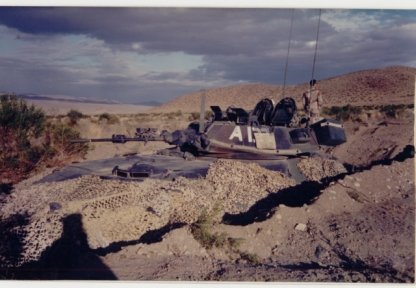 LAV-25 in the desert